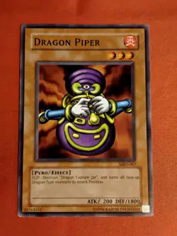 Yu Gi Oh! Dragon Piper MRD-067 Metal Raiders Unlimited - Unplayed Mint+ - Image 1