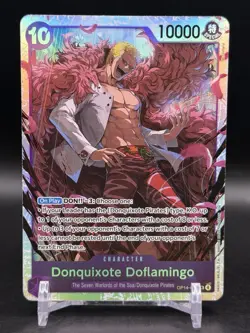Donquixote Doflamingo OP14-069 SR The Azure Sea's Seven One Piece TCG NM - Image 1