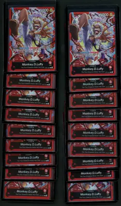 Lot of (18) One Piece TCG ST21-001 Monkey.D.Luffy Leader - Image 1