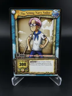 One Piece Quest Begins CCG 2005 Koby The Young Navy Sailor Non-Holo CH017 VLP - Image 1