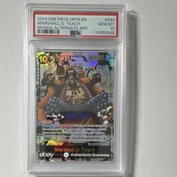 Bandai Marshall D. Teach Emperors in the New World OP09-093 SR Alt Art Foil PSA… - Image 1