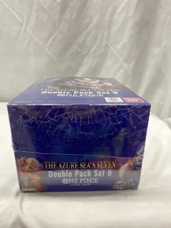 One Piece TCG OP-14 The Azure Sea's Seven Double Pack Set 9 Sealed Display Box - Image 1