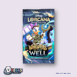 Disney Lorcana TCG: Whispers In The Well Booster Pack (12 Cards) Factory Sealed - Image 1