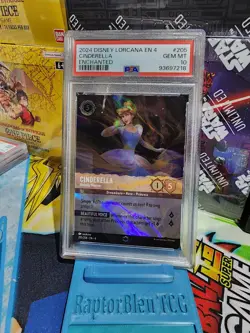 Cinderella Enchanted Melody Weaver 205/204 Disney Lorcana Ursula's Return PSA 10 - Image 1