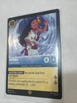 DISNEY LORCANA Winterspell Moana - Curious Explorer 155/204 Legendary Regular - Image 3