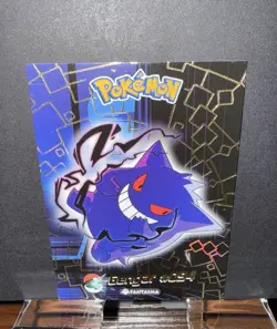 Pokemon Crystal Card Collection Set #094 Gengar Gold Holo Foil Chase - Image 1