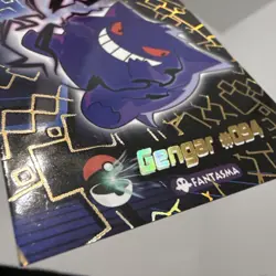 Pokemon Crystal Card Collection Set #094 Gengar Gold Holo Foil Chase - Image 4