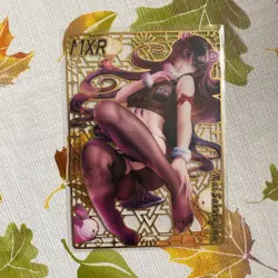 Mai Sakurajima BUNNY GIRL SENPAI Serial #163/200 Waifu Anime METAL ACG Card MXR - Image 1