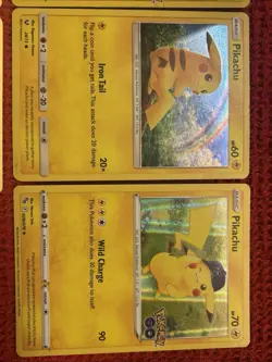 Pokemon Pikachu Card Lot - 6x Cards - Modern Holo Reverse Stamp - NM-HP - Image 3