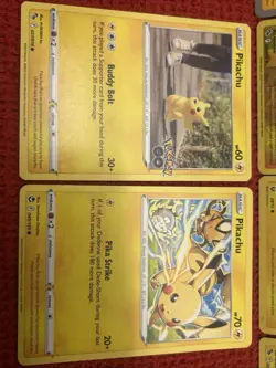 Pokemon Pikachu Card Lot - 6x Cards - Modern Holo Reverse Stamp - NM-HP - Image 4