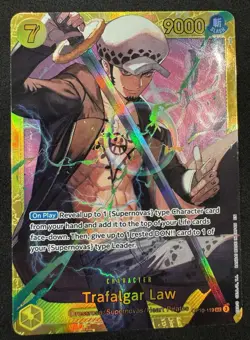 OP10-119 Trafalgar Law SEC - NM - One Piece Card Game English RP - Image 1