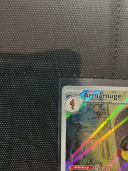 Armarouge Scarlet & Violet Base Illustration Rare Holo Pokemon TCG Card 203/198 - Image 2