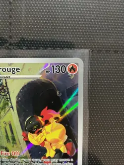 Armarouge Scarlet & Violet Base Illustration Rare Holo Pokemon TCG Card 203/198 - Image 3