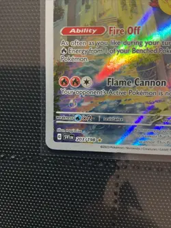 Armarouge Scarlet & Violet Base Illustration Rare Holo Pokemon TCG Card 203/198 - Image 5
