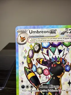 Umbreon EX SVP EN 176 Black Star Promo Prismatic Evolutions Pokemon TCG Card - Image 3