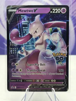 Mewtwo V SWSH223 SWSH: Sword & Shield Promo Cards Holo NM - Image 1