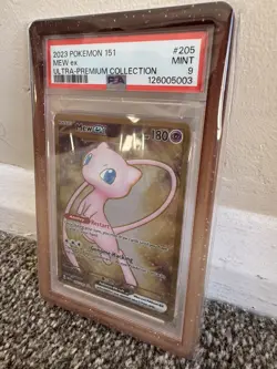 Pokemon Mew EX Metal TCG Card 205/165 S&V 151 Ultra Premium Collection PSA 9 - Image 5