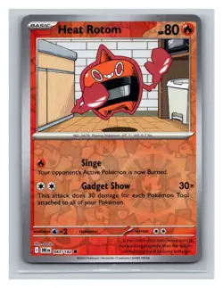 Heat Rotom #043/182 SV10: Destined Rivals Pokemon Trading Card TCG Nintendo 2025 - Image 1