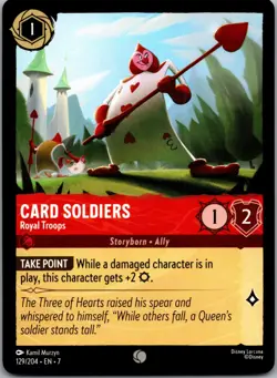 Card Soldiers - Royal Troops Archazia's Island 129/204 Common LP - Image 1