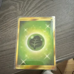 Pokemon Grass Energy Secret Rare 167/145 SM-Guardians Rising Foil Card - Image 1