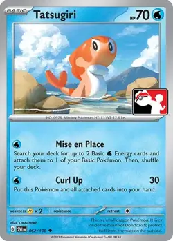 Tatsugiri 062/198 Uncommon Prize Pack Series Cards Pokemon Near Mint - Image 1