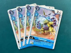 Gabumon ST2-03 Playset Starter Deck Cocytus Blue Digimon Card Game x4 - Image 1