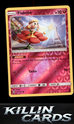 Reverse Holofoil Flabebe (83) 83/131 Pokemon Common SM - Forbidden Light Card NM - Image 1