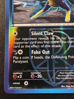 Liepard 84/135 B&W Plasma Storm Pokemon Card Reverse Holo Foil Rare MP - Image 5