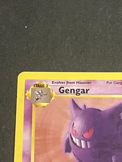 Gengar 20/62 Fossil Set Rare Non-Holo Pokemon Card 1999 WOTC Vintage Psychic - Image 3