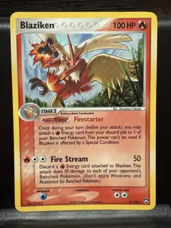 Blaziken | 5/108 | Holo | EX Power Keepers | Pokemon Card | Vintage 2007 NM/LP+ - Image 1