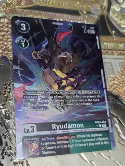 Digimon Card Game Ryudamon (Box Topper) Uncommon Time Stranger BT24-054 U - Image 1