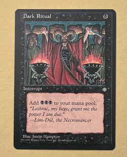 Magic: The Gathering–[Ice Age]-[Dark Ritual]-LP (MTG/EDH/ICE) - Image 1