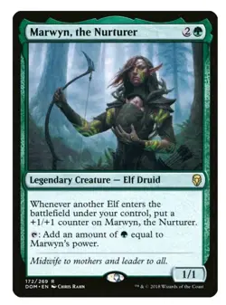 1x MTG Marwyn, the Nurturer - Dominaria Mythic! NM Mint - Image 1