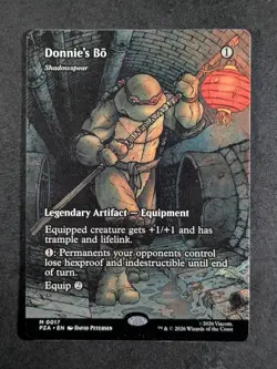 2026 MTG DONNIE'S BO #0017 TMNT: Source Material Borderless Mythic Rare - Image 1