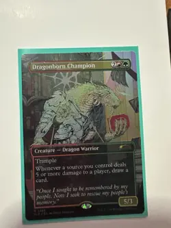 Dragonborn Champion 2498 R Foil SLD MTG NM - Image 1