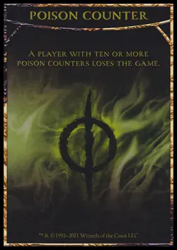 Token - Poison Counter (Mirrodin Besieged) X4 (Mirrodin Besieged (2011)) MTG (NM - Image 1