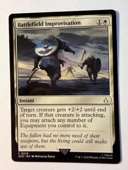 MTG Assassin's Creed Battlefield Improvisation 0276 NM - Magic The Gathering ACR - Image 1