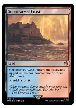 1x MTG Stormcarved Coast - Doctor Who Rare Land! NM Mint! - Image 1