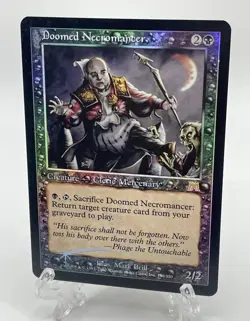 Mtg DOOMED NECROMANCER FOIL LP Onslaught 140/350 -Argo- Holo - Image 1