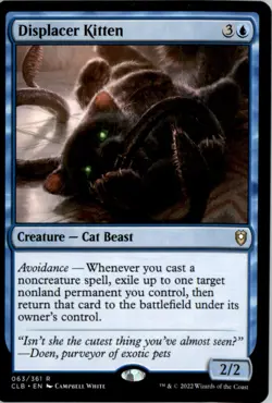Displacer Kitten Commander Legends: Battle for Baldur's Gate CLB Normal NM - Image 1