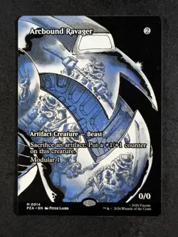 2026 MTG ARCBOUND RAVAGER #0014 TMNT: Source Material Borderless Mythic Rare - Image 1