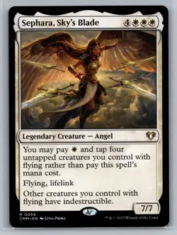 Sephara, Sky's Blade Commander Masters #54 Magic MTG - Image 1