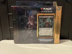 MTG Universes Beyond: Warhammer 40k Necron Dynasties Commander Collector's Ed. - Image 1