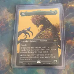 MTG Six (Borderless) [Modern Horizons 3] Foil Near Mint Magic - Image 1
