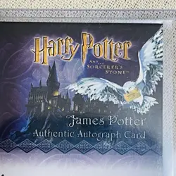 [SC] mc45 Harry Potter And The Philosopher'S Stone James Trading Card Sign - Image 3