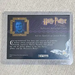 [SC] mc45 Harry Potter And The Philosopher'S Stone James Trading Card Sign - Image 5