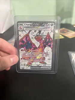 Charizard EX 056 Scarlet & Violet Promo Holo Card Near Mint Condition - Image 1