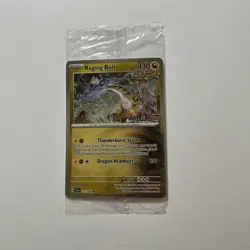 Raging Bolt (Cosmo Holo) 111/142 SEALED PROMO Crease On Plastic Not On Card - Image 1