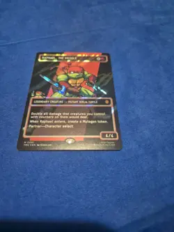 Raphael, the Muscle (0091) 8 Bit Showcase Surge Foil MTG TMNT PSA ready - Image 2