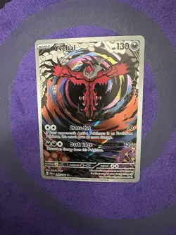 Pokemon TCG Yveltal Paradox Rift Illustration Rare 205/182 NM/MINT - Image 1